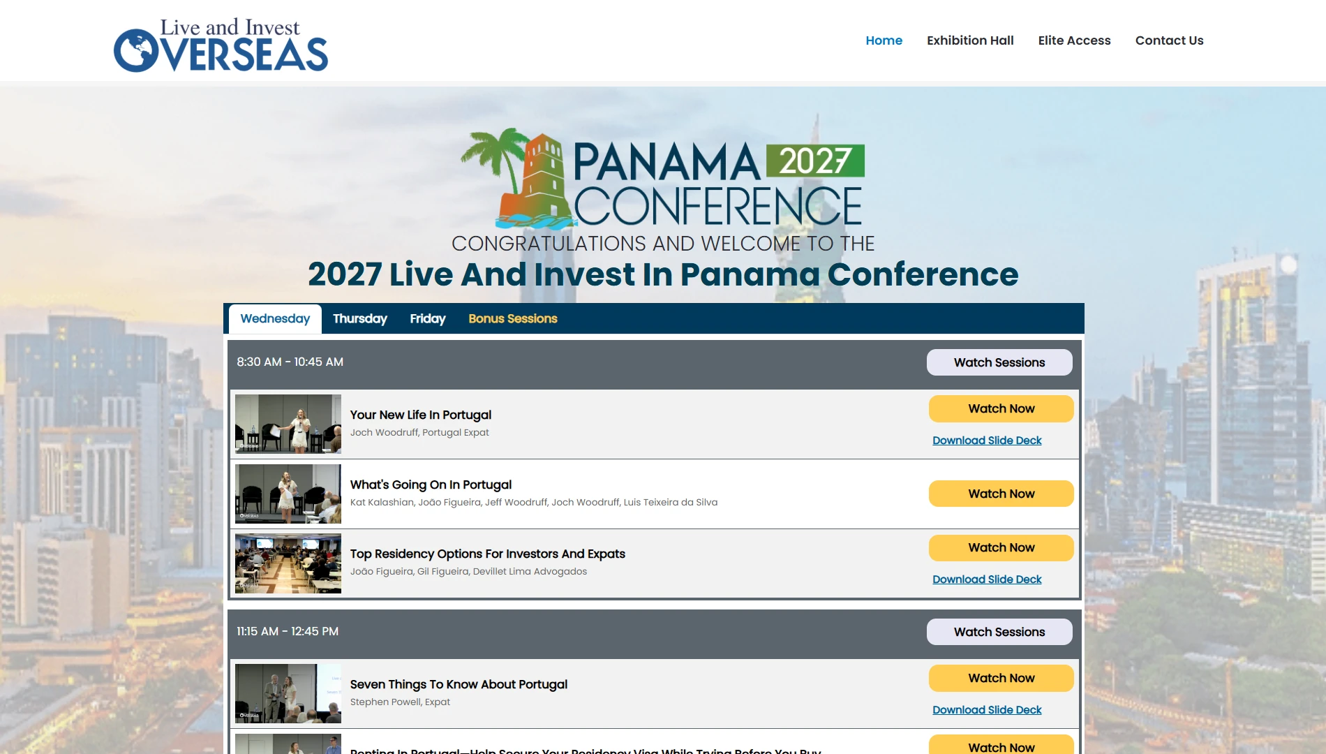 On-demand session recording portal