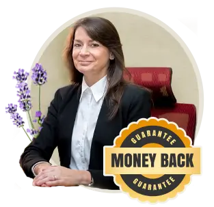 Kathleen Peddicord with the money-back guarantee seal