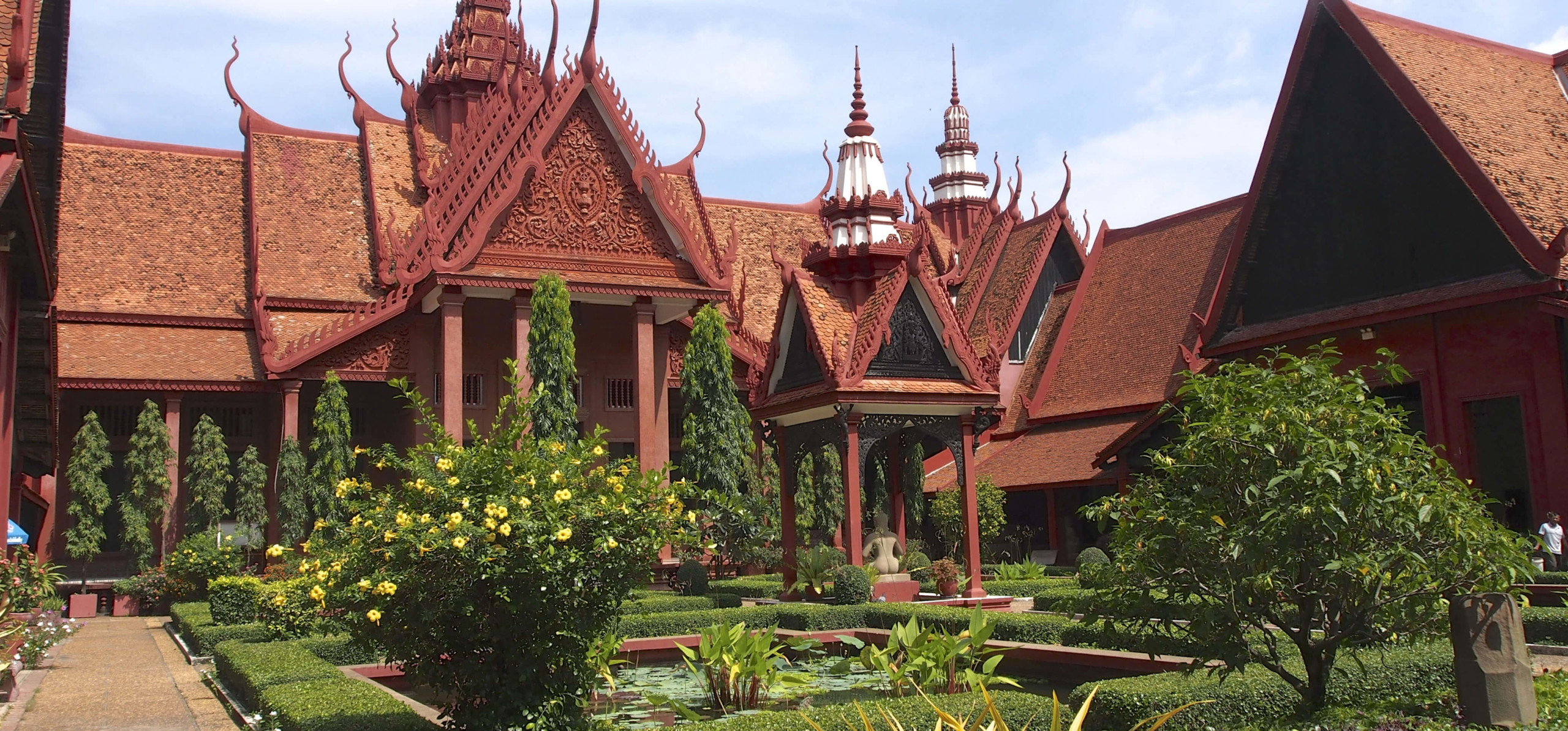 National Museum of Cambodia with classic Cambodian architecture