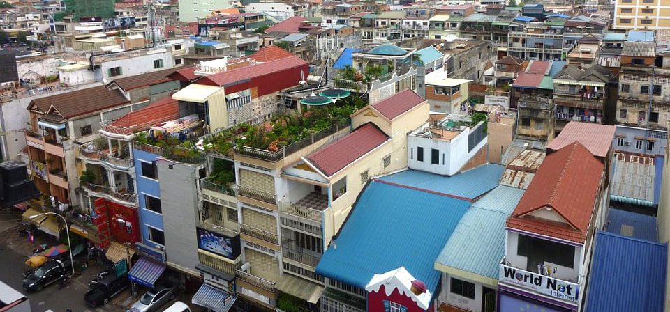 typical residences in Phnom Penh