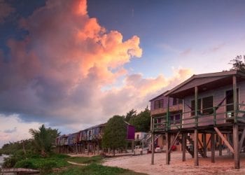 Beach houses in Belize