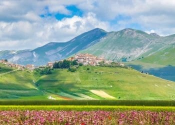 Italian landscape in Umbria