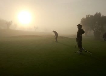 golf niebla por la manana portugal