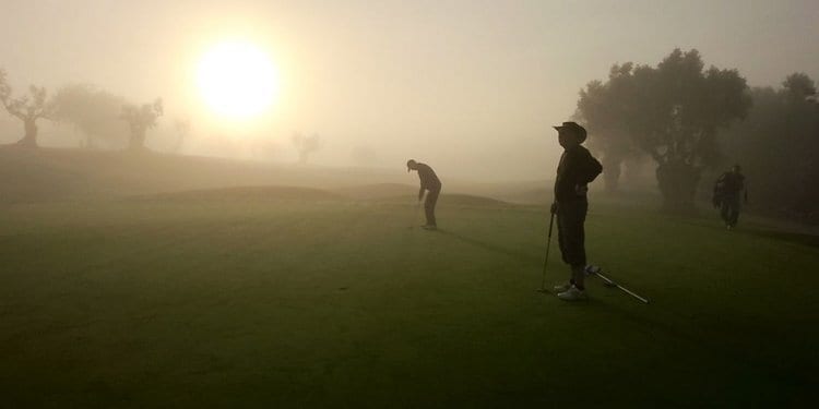 golf niebla por la manana portugal