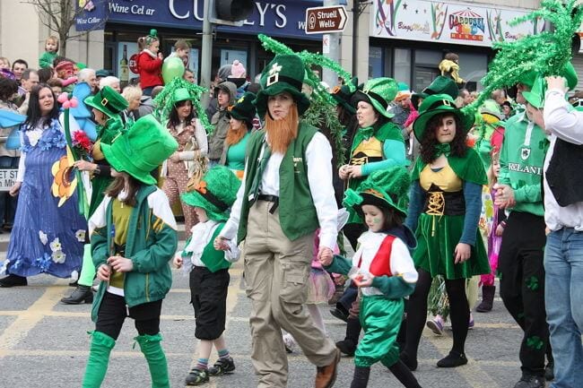 St Patrick's Day parade in Dublin, Ireland