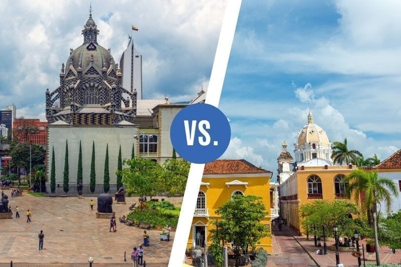 Medellin vs. Cartagena, Colombia