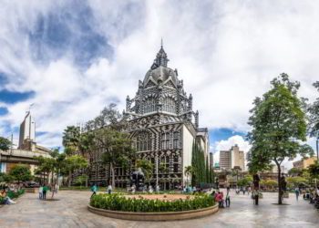 Botero Square and Palace of Culture, Medellin, Colombia