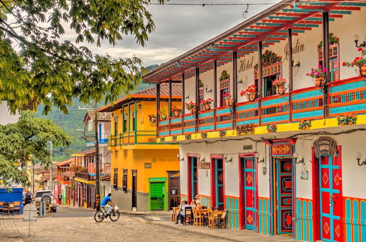 Picturesque town in Antioquia, Colombia