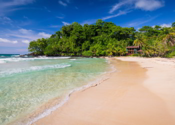 The beautiful Red Frog Beach, Bocas del Toro, Panama