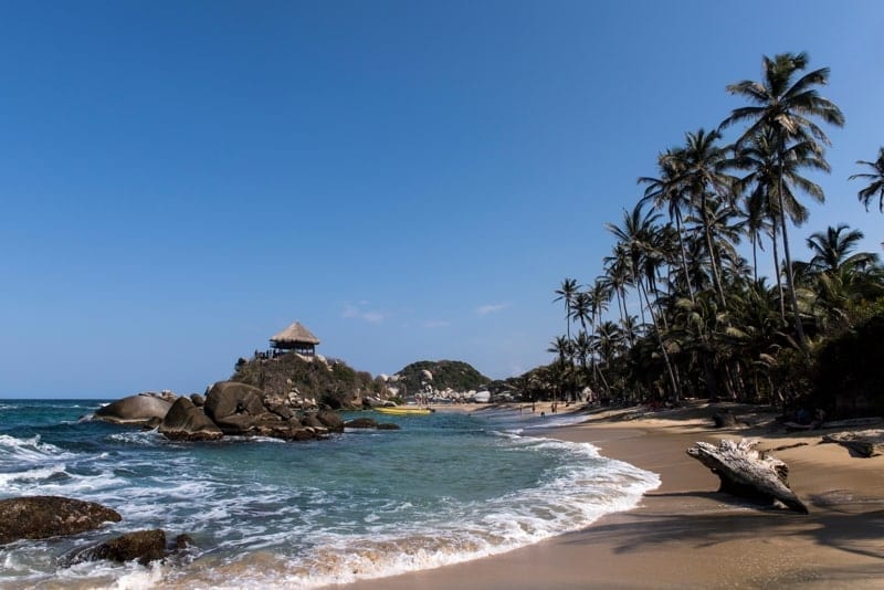 Beach at Tayrona National Park, Santa Marta, Colombia