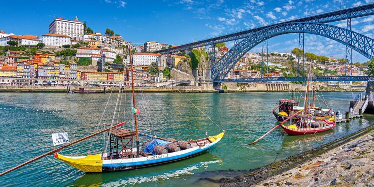 Beautiful afternoon in Porto, Portugal