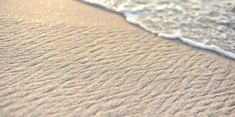 A white sand beach in Gorgona, Panama