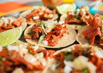 tacos al pasto, Mexican street food