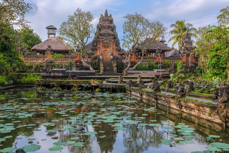 Taman Saraswati Temple, Ubud, Bali, Indonesia