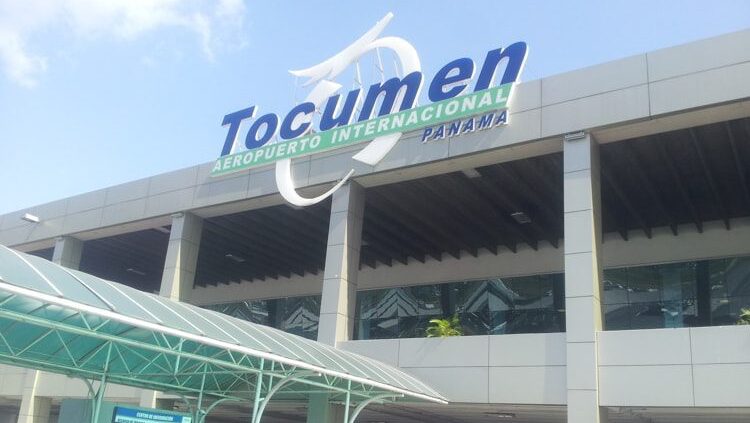 Tocumen International airport sign in Panama