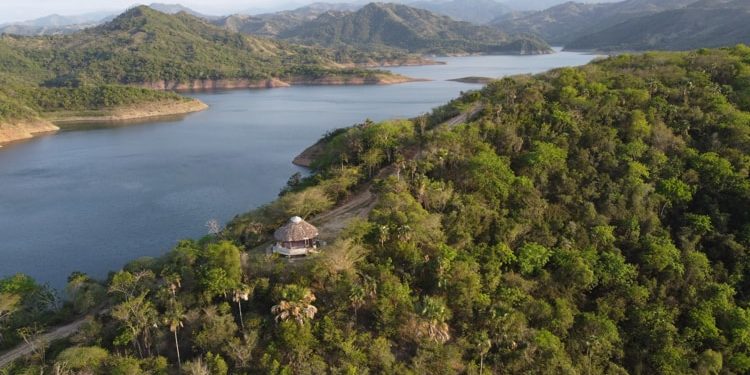 A dam in Moncion Dominican Republic