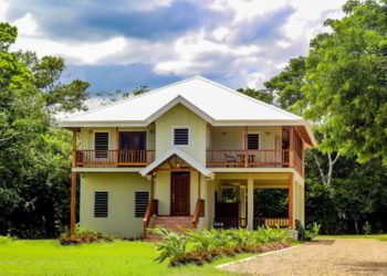 A beautiful house in Carmelita Gardens, a community of freedom seekers in Belize