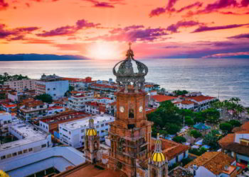 Sunset in Puerto Vallarta, Mexico