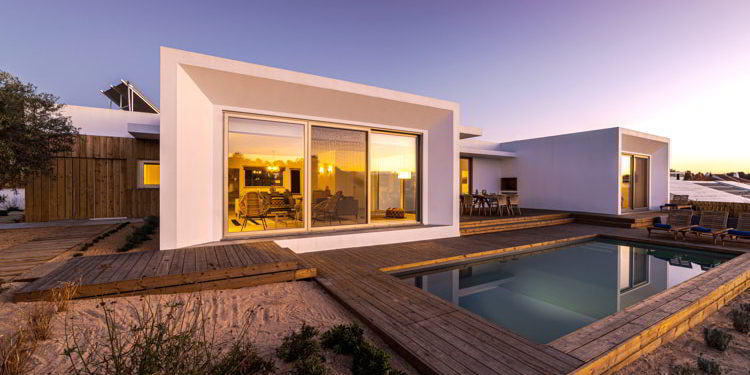 Modern villa with pool and deck in Comporta, Portugal