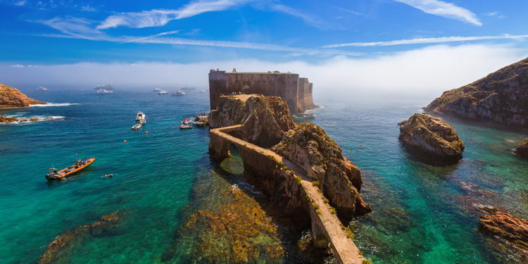 Fort in Berlenga island, Portugal