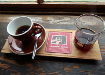 Tasting Panama's Geisha coffee