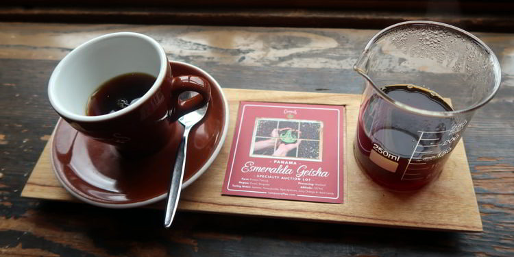 Tasting Panama's Geisha coffee