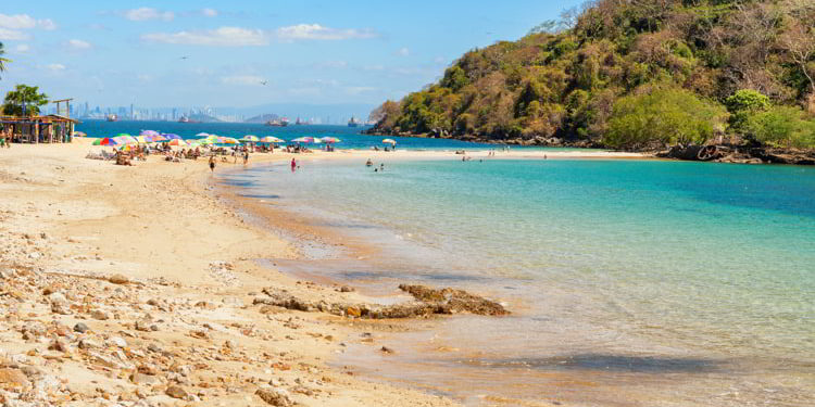 Beaches in Taboga island Panama