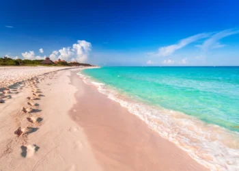 Beach at Caribbean sea in Playa del Carmen. Mexico Expat