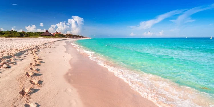 Beach at Caribbean sea in Playa del Carmen. Mexico Expat