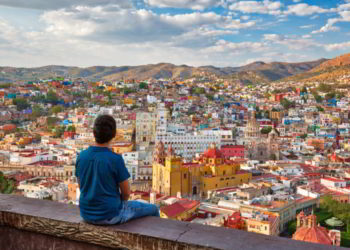 Guanajuato, scenic city lookout near Pipila