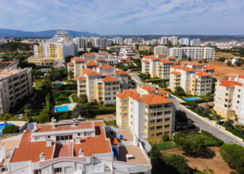 General view of apartments for rent in Portimao, Algarve, Portugal