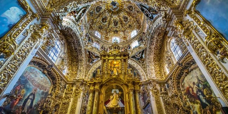 Chapel Rosary in Puebla, Mexico