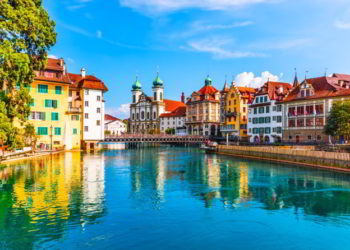 Old Town architecture of Lucerne, Switzerland