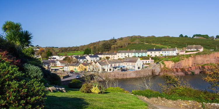 Dunmore East Fishing Village In Ireland