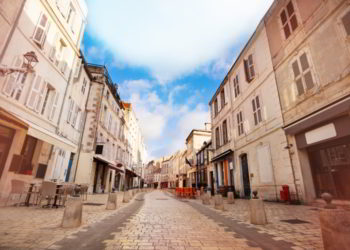 A street in La Rochelle, France