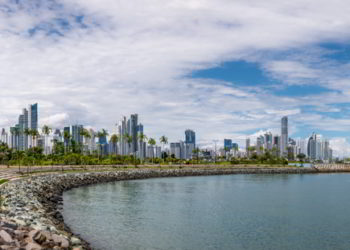 Panoramic view of Panama City Skyline