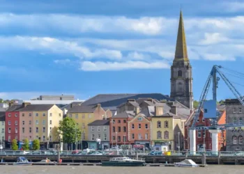 Beautiful scene daylight Waterford Ireland landscape