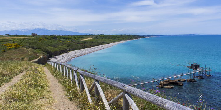 Costa dei Trabocchi in Abruzzo, Italy