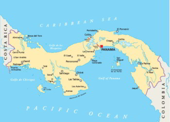 A map of Panama