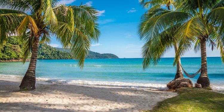 Beautiful tropical island beach, Koh Kood island Thailand