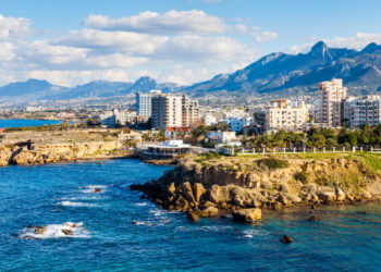 The Kyrenia coastline in Cyprus