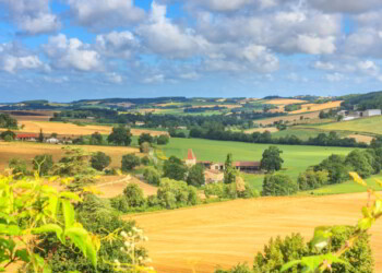 Rural scene in Gascony France