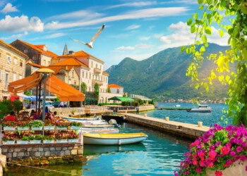 Bay of Kotor in Montenegro. best places to retire 2024