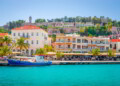 Panoramic view of the beautiful city of Nafplio, Greece