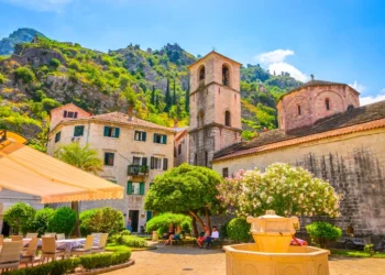 Beautiful streets of old town Kotor, Montenegro. save overseas Safest Places To Retire