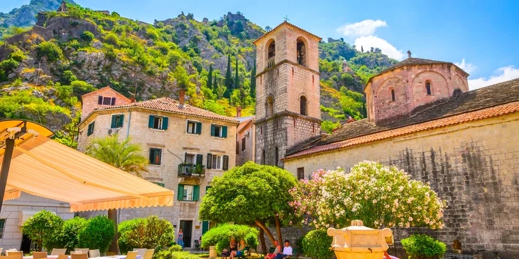 Beautiful streets of old town Kotor, Montenegro. save overseas Safest Places To Retire