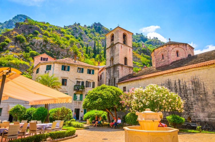 Beautiful streets of old town Kotor, Montenegro. save overseas Safest Places To Retire