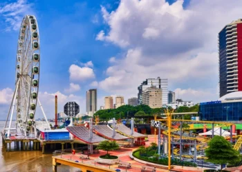 View of the Malecon 2000, Guayaquil, Ecuador