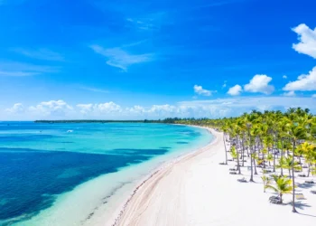 Aerial view of Punta Cana. 52 Days To Your New Life Overseas