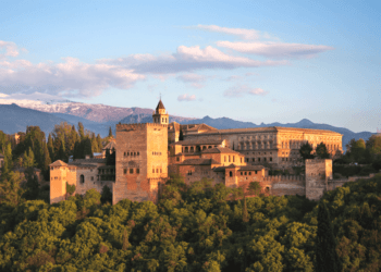 Blue skies in Spain